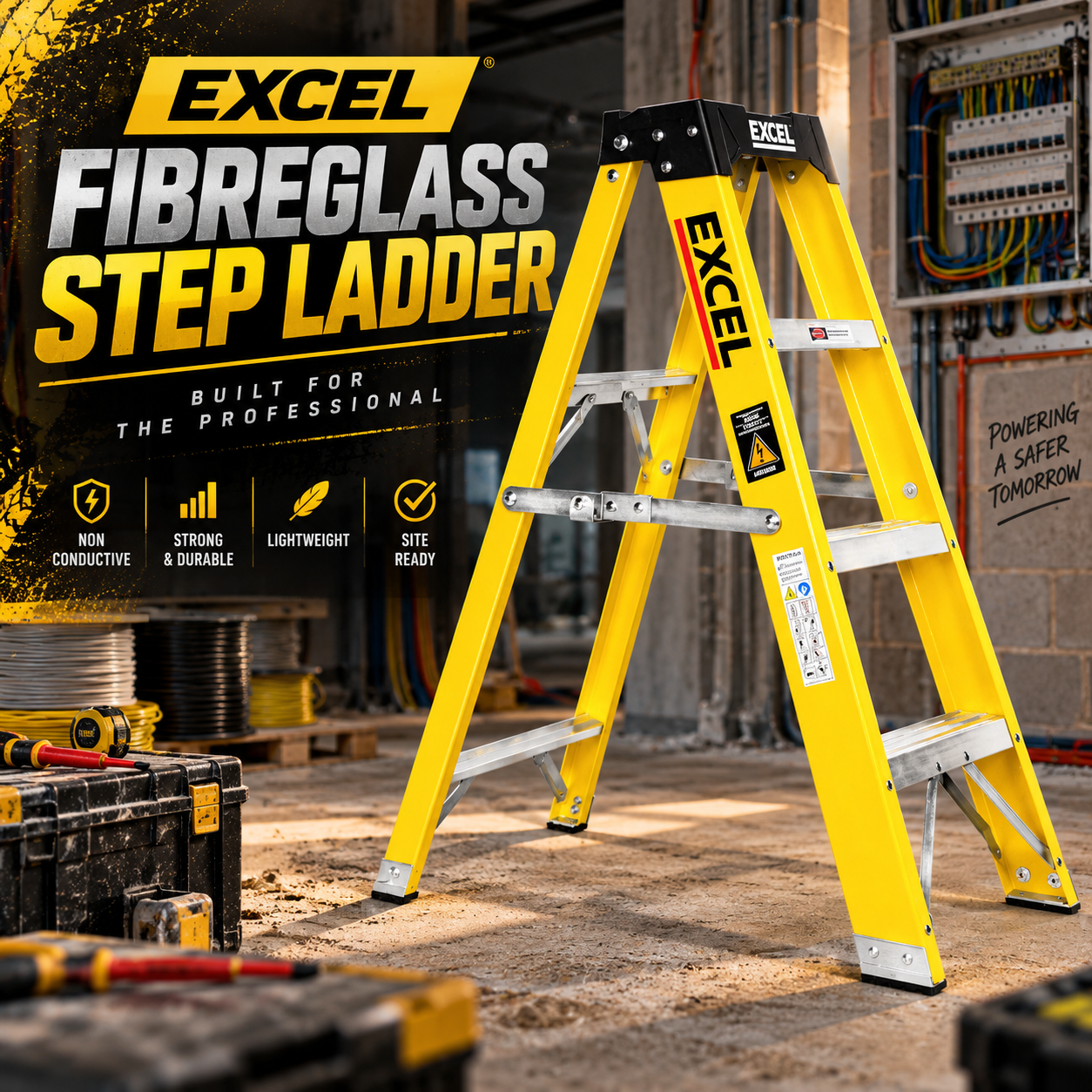 WIN AN EXCEL FIBREGLASS STEP LADDER! Auto Draw